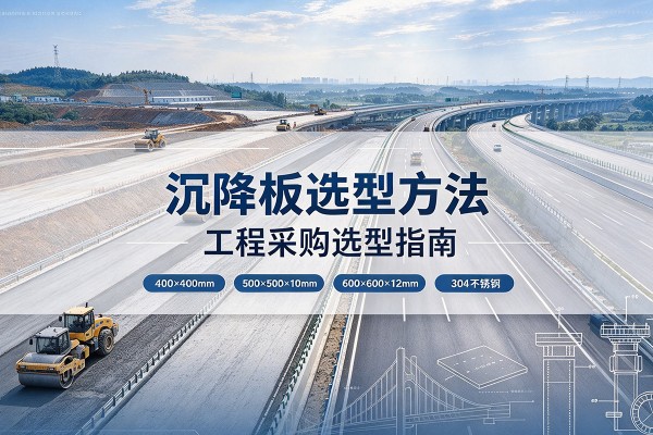 嘉荫沉降板选择方法